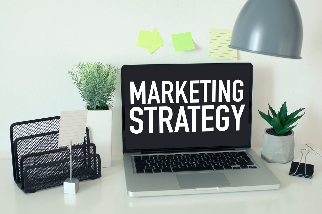 Marketing strategy business concept